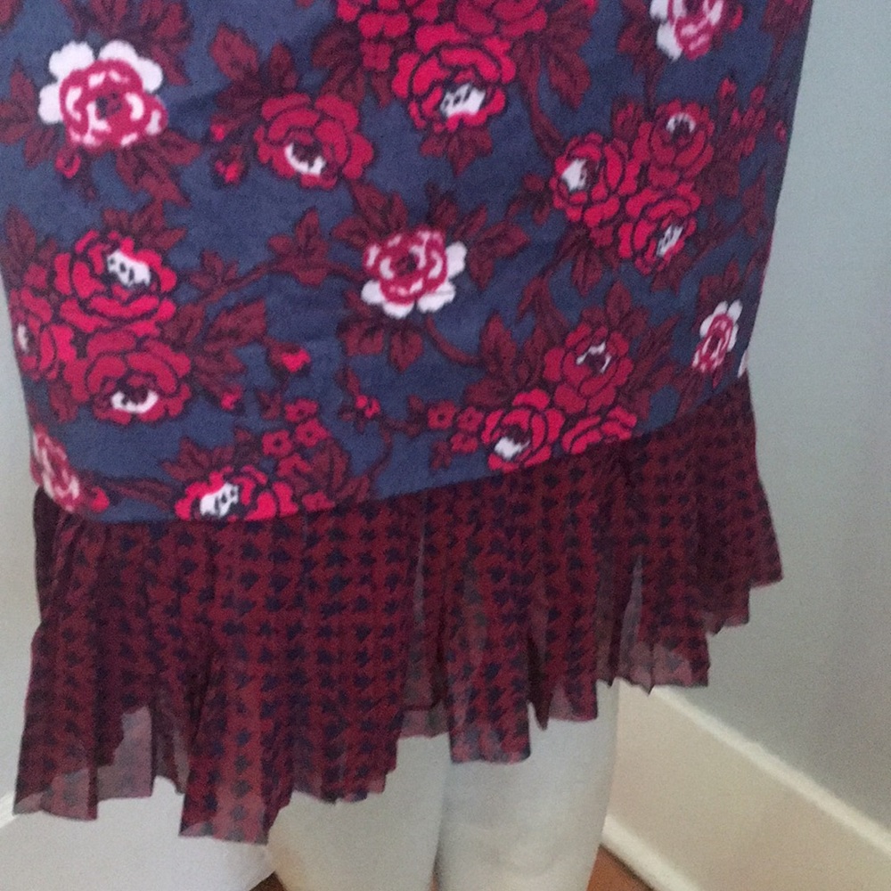 Maeve floral skirt‎ w/silk pleat. NWOT - Picture 3 of 3